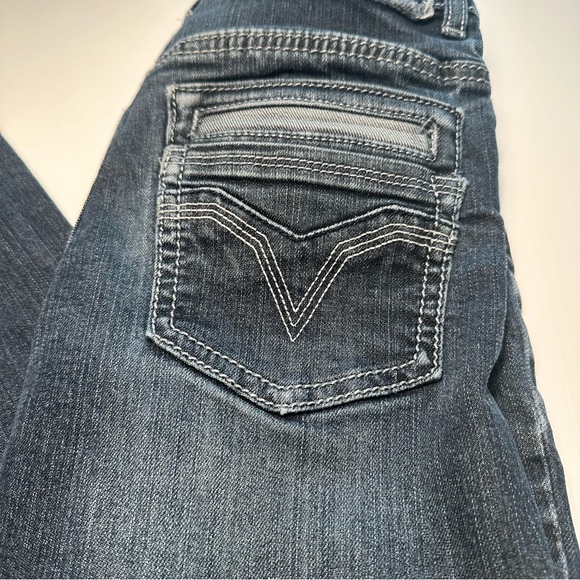 HELIX DARK WASH SLIM BOOT CUT JEANS YOUTH SIZE 12 - Picture 4 of 16